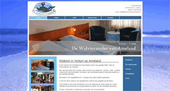 Desktop Screenshot of dewalvisvaardervanameland.nl